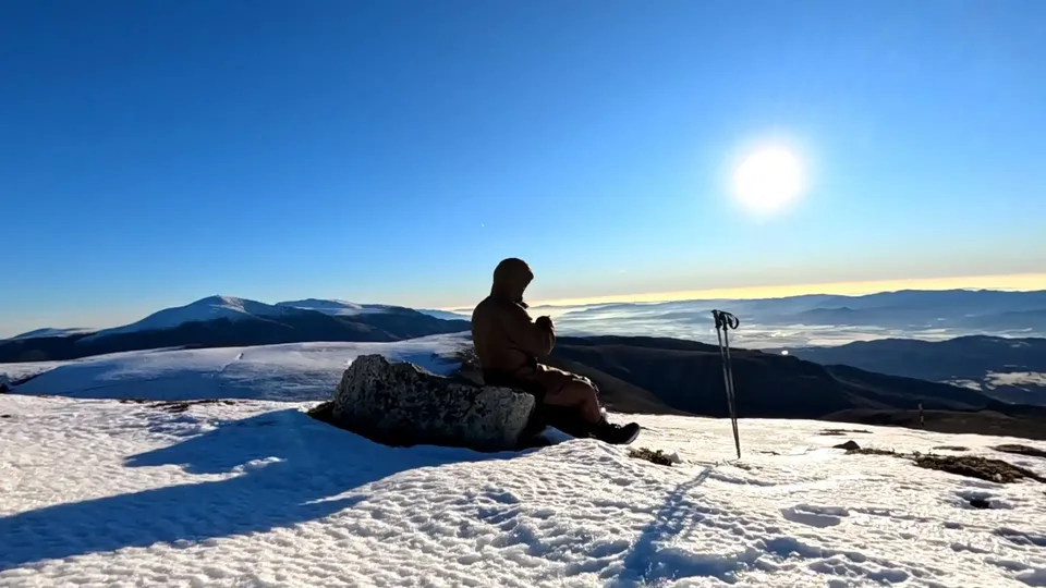 A break in the snow
