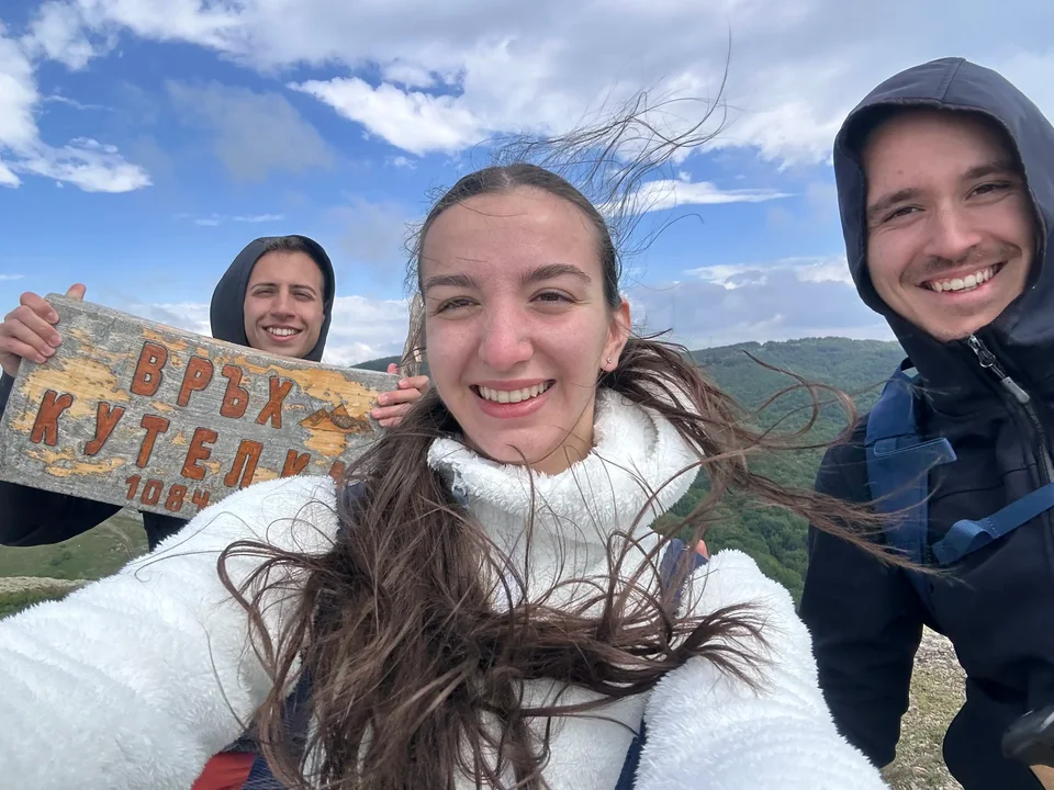 The three of us on Kutelka