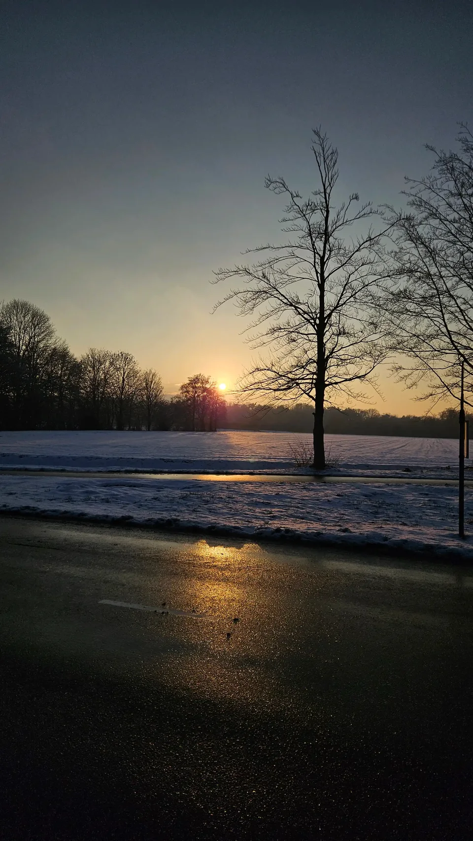 Sunset on way home