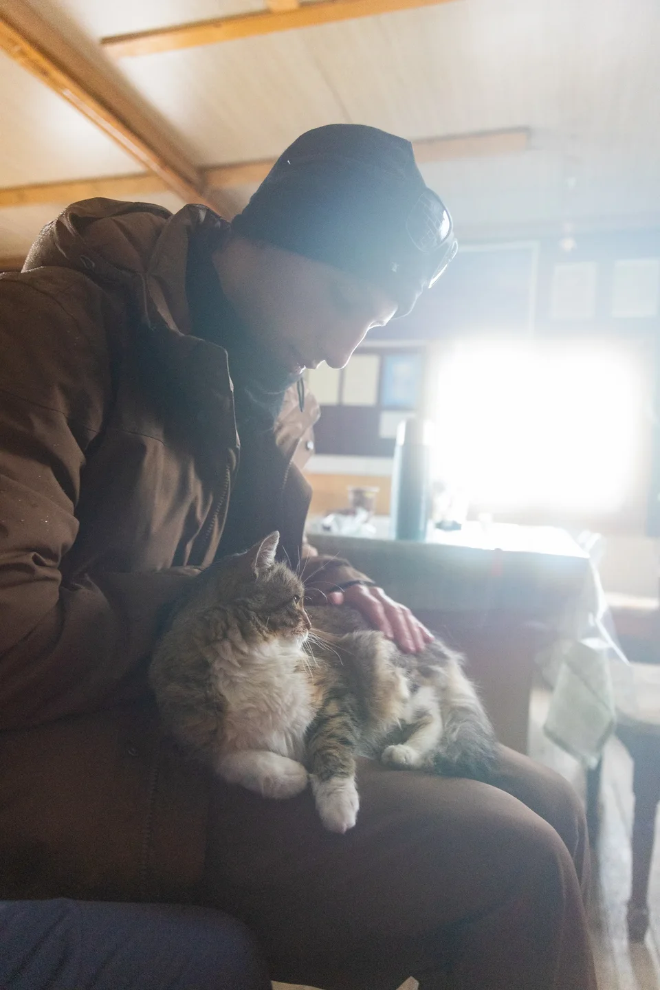 Me and hut cat