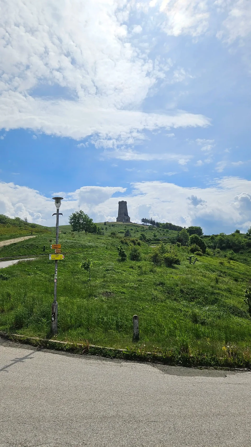 Shipka in the distance