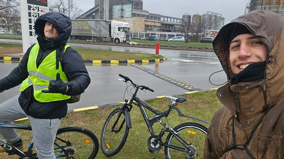 Starting the journey rain